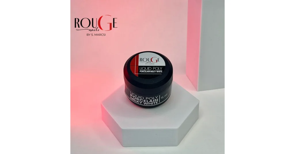 Rouge Nails Liquid Poly Porcelain Milky White