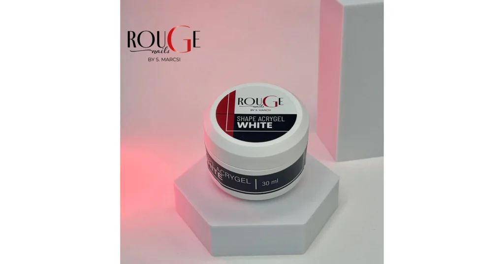 Rouge Nails Shape Acrygel White