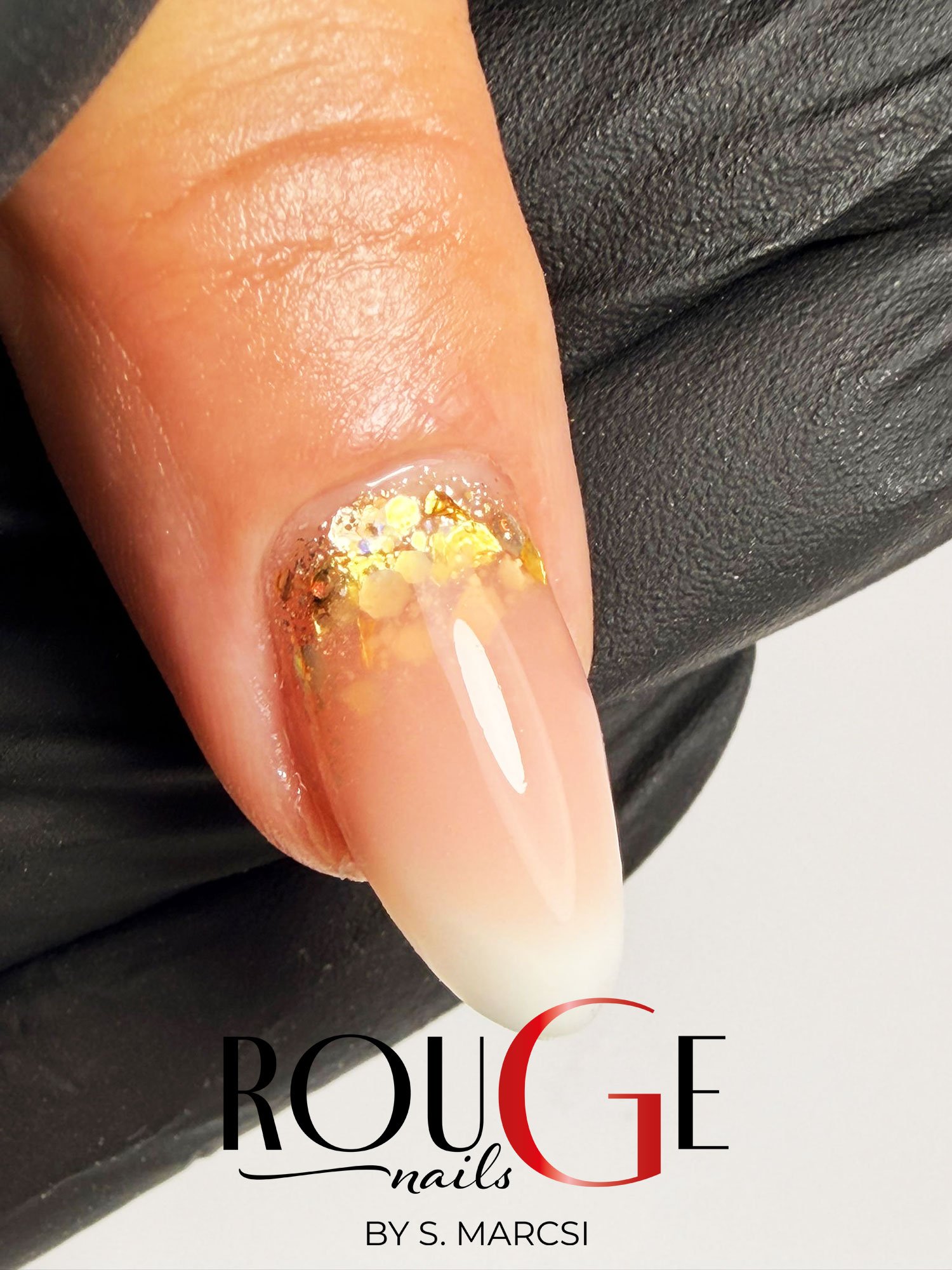 Professional nail design by Erienn using Rouge Nails products